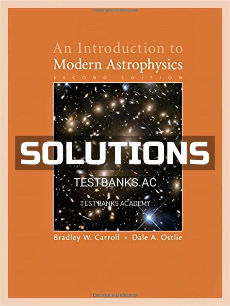 Astrophysics In A Nutshell Solutions Manual