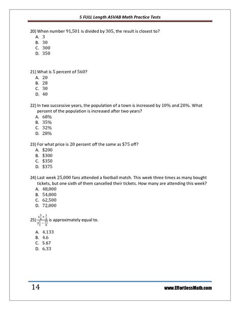 Asvab Practice Tests