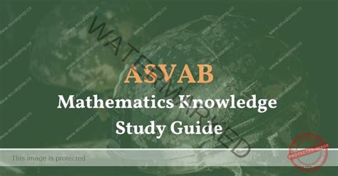 Download Asvab Mathematics Knowledge Study Guide 