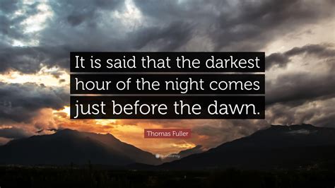 At The Darkest Hour Quote