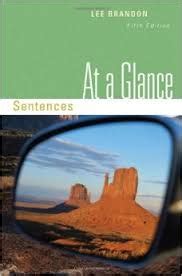 Full Download At A Glance Sentences 5Th Edition Answers 