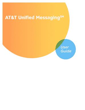 Download At T Unified Messaging User Guide 