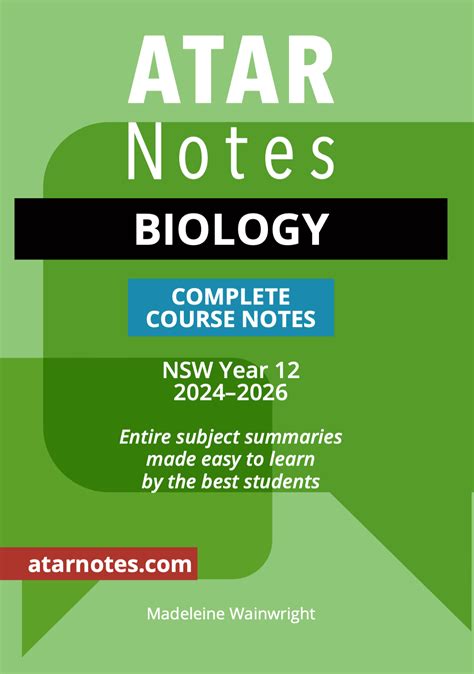 Atar Notes Biology Year 12