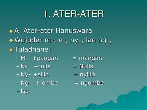 Ater Ater Anuswara