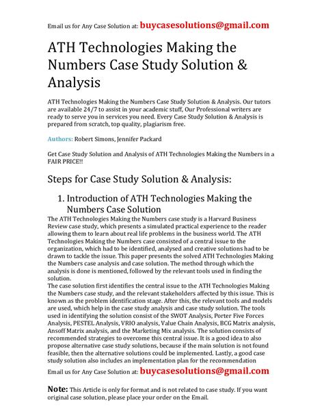 Read Ath Microtechnologies Case Analysis Answers Yoobaoore 