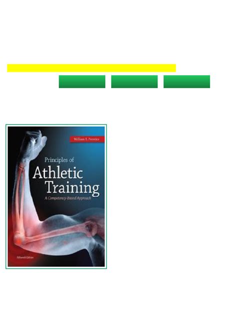 Athletic Training Prentice 15th Edition