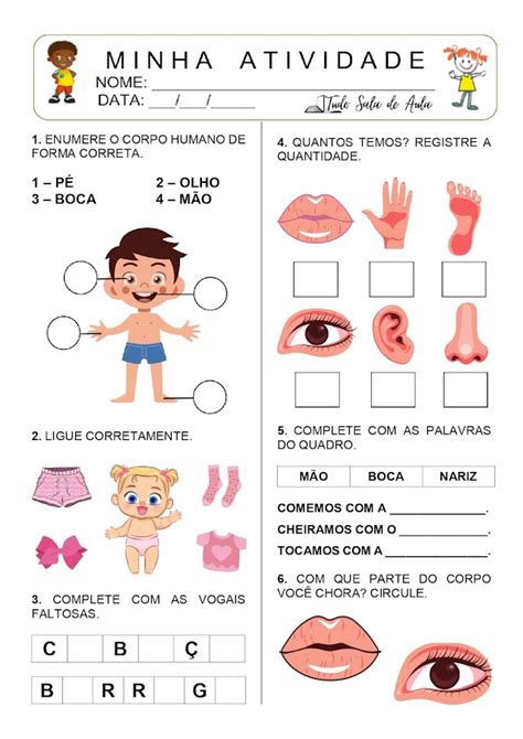 Atividade Corpo Humano