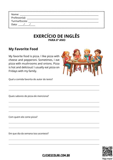 Atividade De Ingles