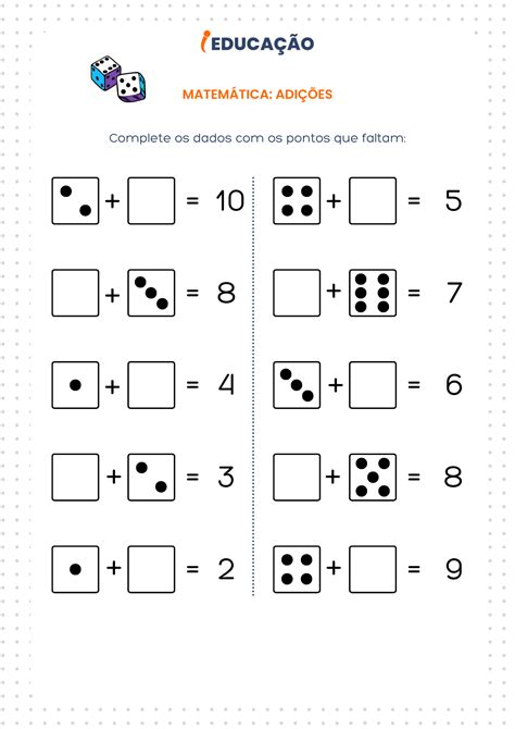 Atividade De Matematica Adição