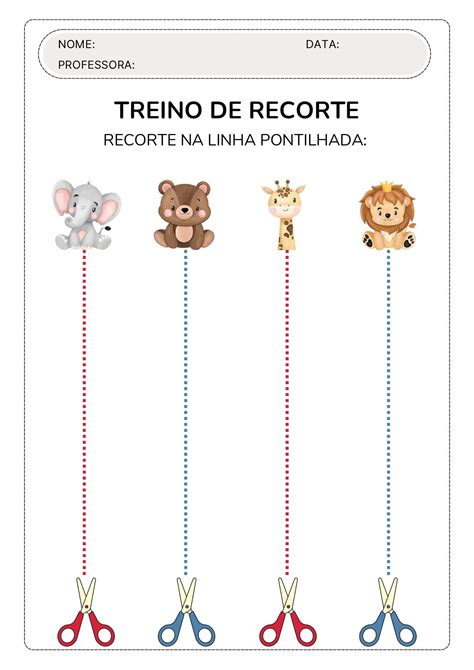 Atividade De Recortar