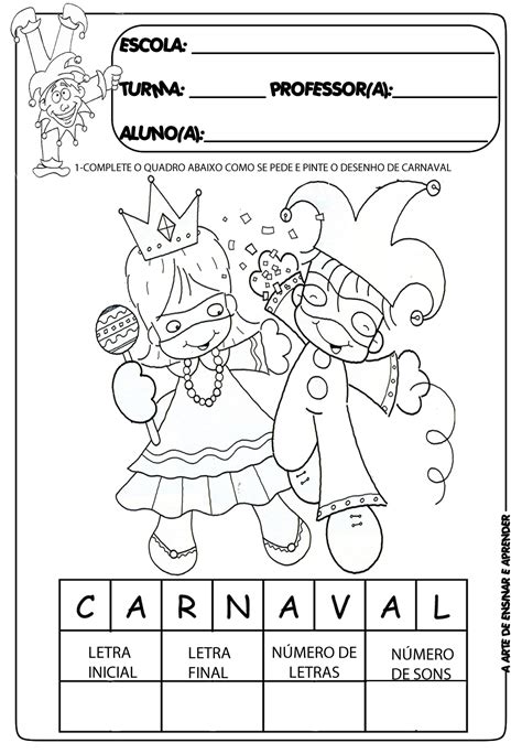 Atividade Do Carnaval