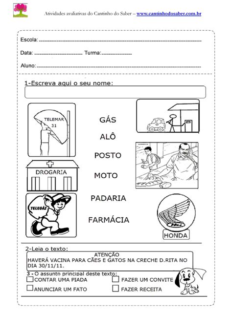 Atividade Do Segundo Ano