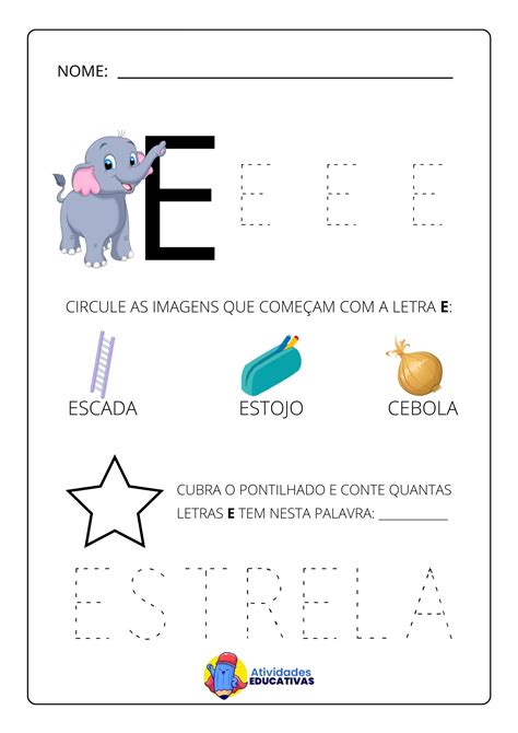 Atividade Letra E