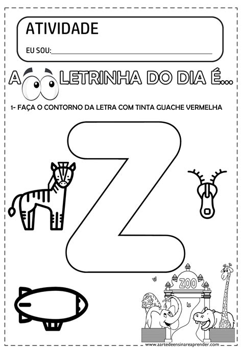 Atividade Letra Z