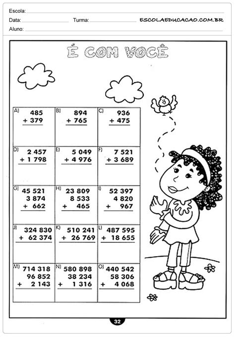 Atividades De Matematica 4 Ano Multiplicação E Divisão