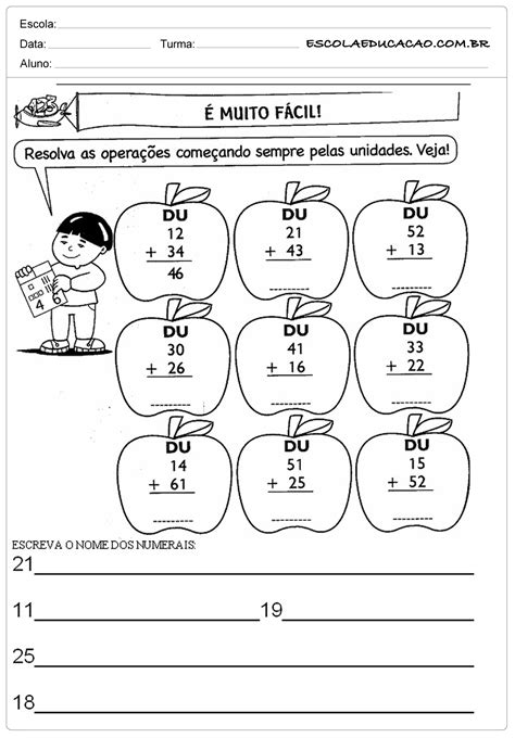 Atividades De Matematica Do 2 Ano Fundamental