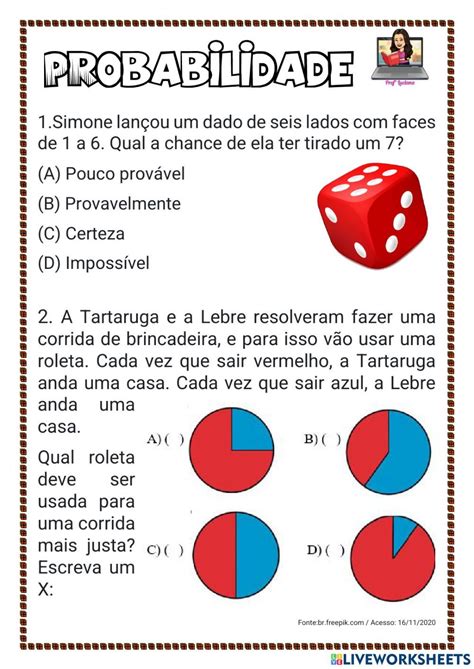 Atividades De Probabilidade