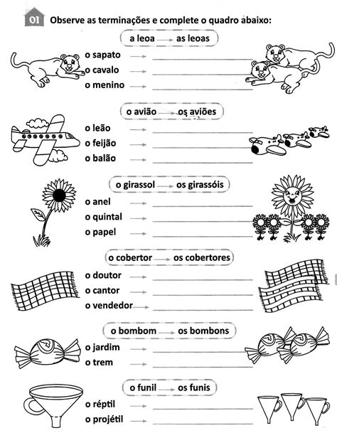 Atividades Plural E Singular