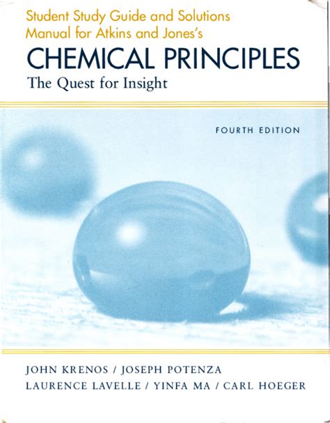 Read Online Atkins Jones Chemical Principles Solution Manual 