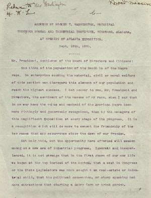Atlanta Compromise Speech