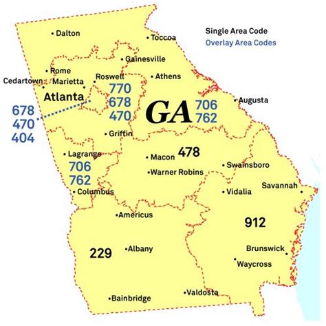 atlanta georgia area code