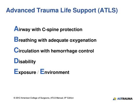 Full Download Atls Guidelines 2012 