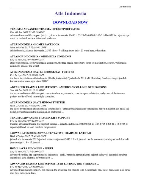 Download Atls Indonesia Pdf 