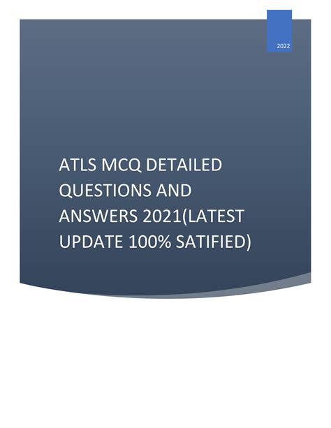 Read Online Atls Mcq Question Bank 