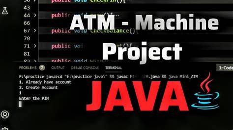 atm java mini project