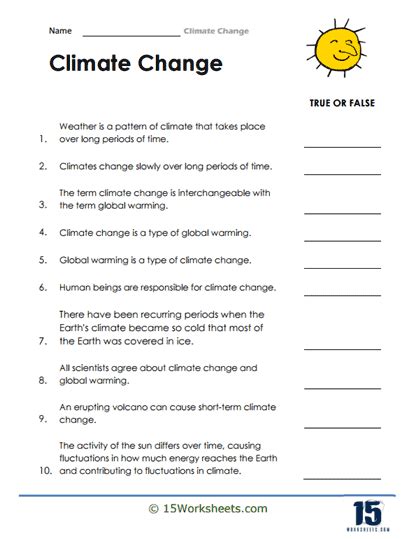 Atmosphere And Climate Change Worksheet Answers Climate Worksheet Middle School - Climate Worksheet Middle School