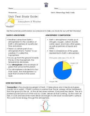 Download Atmosphere And Weather Unit Test Study Guide Abss K12 