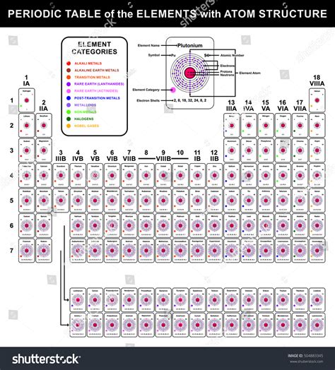 atom and periodic table word search