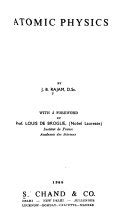 Atomic Physics By Jb Rajam