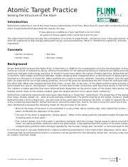 Atomic Target Practice Lab Answers