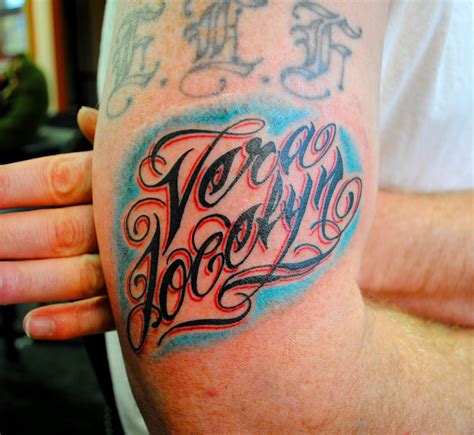 atomik Gangster Script Tattoo...