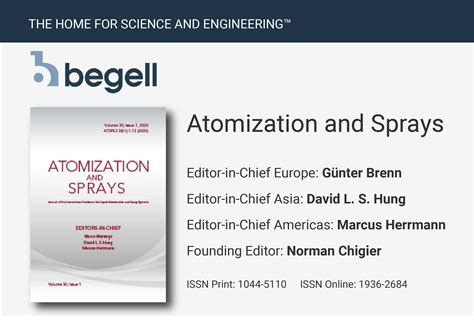 atomization and sprays journal