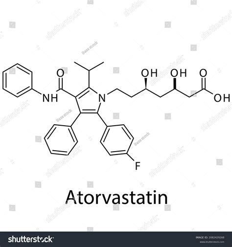 Atorvastatin Structure