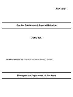 Full Download Atp 4 93 1 Combat Sustainment Support Battalion June 2017 