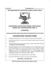 Read Online Atswa March Question Paper 2014 
