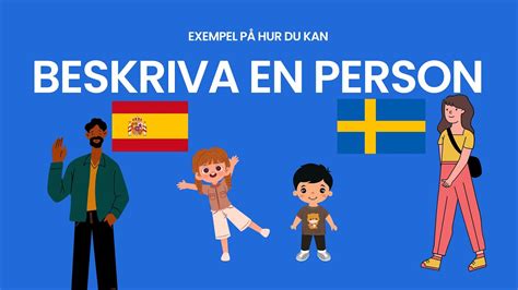 att beskriva en person pa spanska