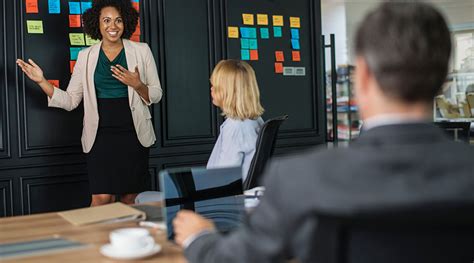 att hålla en presentation