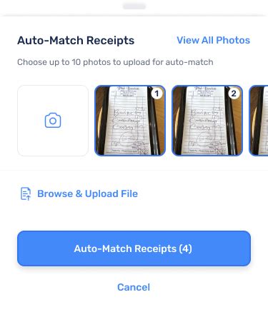 Attach Receipts Files To Your Bank Transactions When You