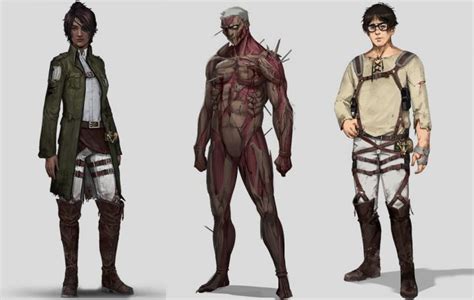 attack on titan dating simulator characters