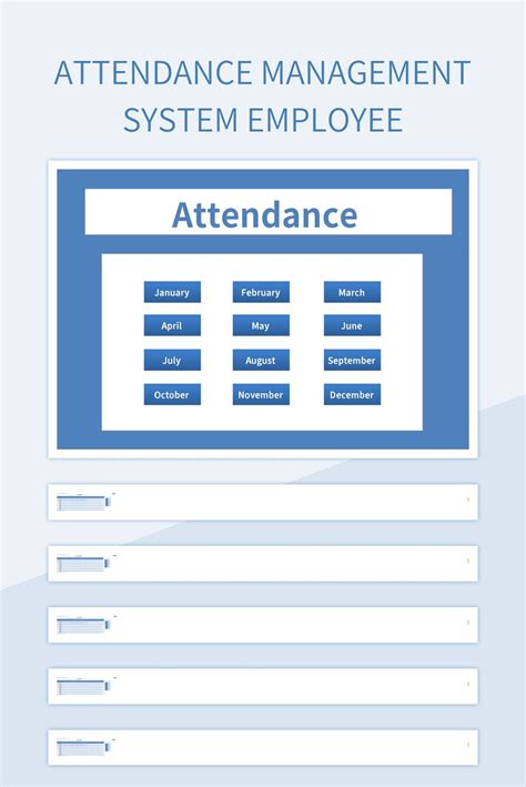 Attendance Management System Template In Php