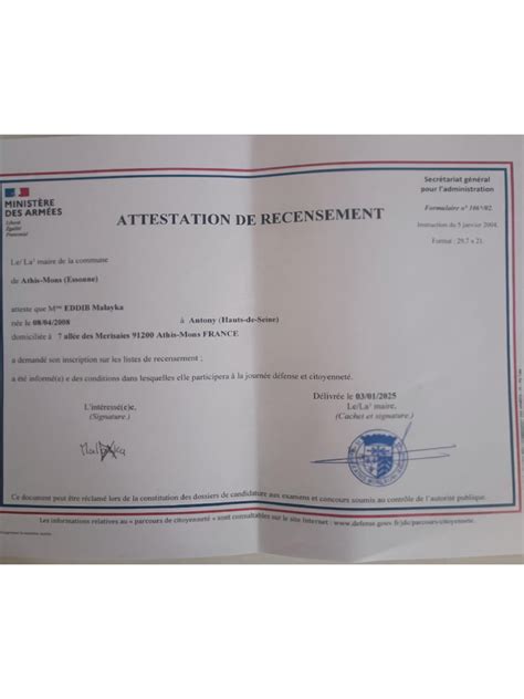 Attestation De Déplacementcement