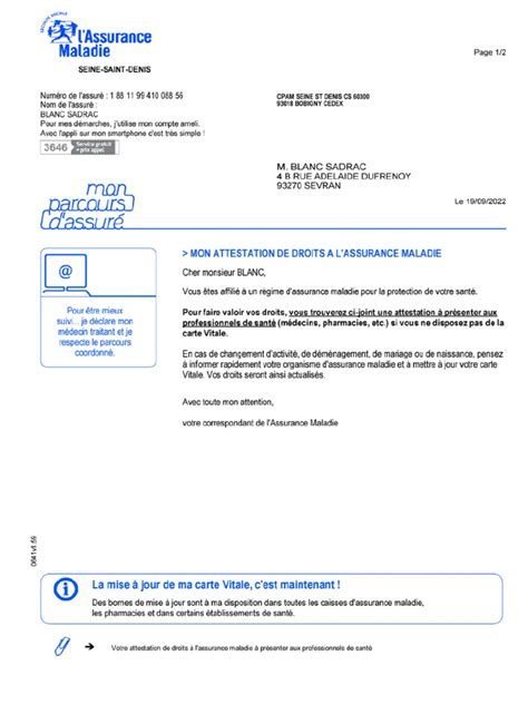 Attestation Droits 13