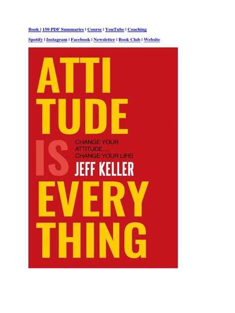 Attitude Is Everything Pdf