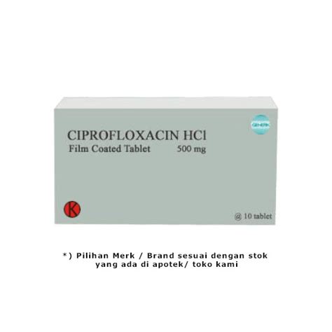 aturan pakai ciprofloxacin 500 mg