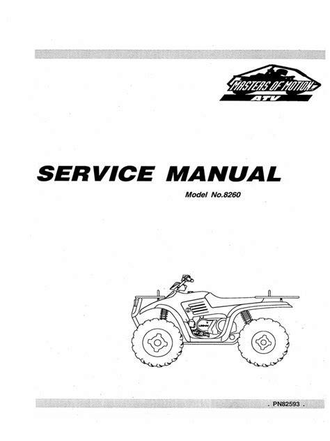 Atv Service Manual