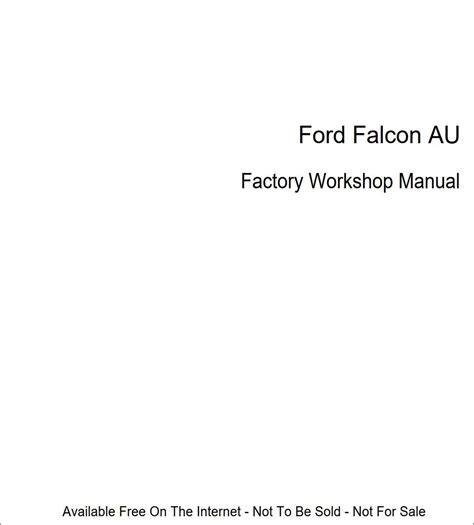 Read Online Au Falcon Workshop Manual 